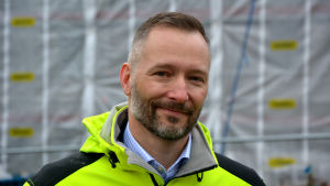 Ulf Stenbacka Porträtt av Ulf Stenbacka, teknisk direktör på Vasa sjukvårdsdistrikt.
