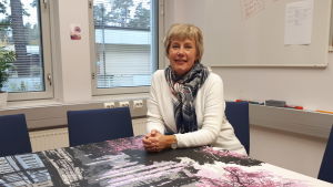 Nina Hansén Porträtt av Nina Hansén, biträdande rektor på Karleby svenska gymnasium.