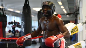 Toure har boxningen att tacka för sin integration i Finland. Nourdeen Toure på boxningsträning, sommaren 2019.