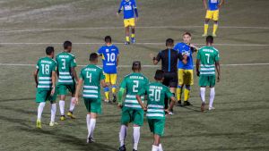 Fotbollsmatch i Managua, Nicaragua 15.4.2020 Fotbollsmatch i Managua, Nicaragua 15.4.2020