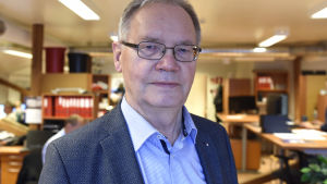 Vd Kurt-Erik Nordin vill fokusera på att få arbetet att löpa vid NTM. Kurt-Erik Nordin, vd, Närpes Trä & Metall