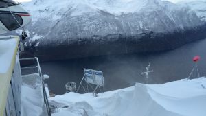Övervakningsutrustning på Åknesfjället Övervakningsutrustning på Åknesfjället i västra Norge