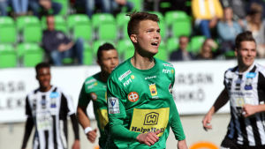 Heierman historisk målskytt i tredje matchen. Harri Heiermann blev KPV:s första målskytt i ligan 2019.