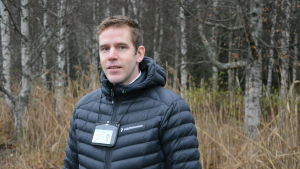 Mikael Appel, kommunikationschef vid Österbottens polisinrättning. Mikael Appel från polisen i Österbotten.