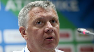 Dmitrij Sjljachtin var inte nöjd efter IAAF-beslutet. Dmitrij Sjljachtin leder rysk idrott.