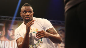 Dillian Whyte har ett imponerande proffsfacit. Dillian Whyte sparrar.