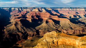 Gropen som flickorna grävde. Eller Grand Canyon. Grand Canyon i solnedgång