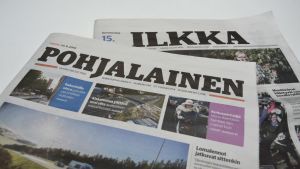 Tidningarna Ilkka och Pohjalainen slås ihop. Ett exemplar var av tidningarna Pohjalainen och Ilkka.