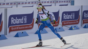 Heidi Kuuttinen är med i utmanargruppen. Heidi Kuuttinen åker i väg