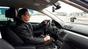 Jan-Ove Nyman ser inga praktiska problem med att köra på biogas. Jan-Ove Nyman.
