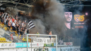 VPS-fansen gav derbyt i Seinäjoki en maffig inramning 2018. VPS fans på derby i Seinäjoki 2018.