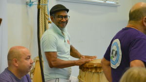 Capoeiramästare Garrincha har hållit på med capoeira sen 1960-talet. Capoeiramästaren Garrincha.