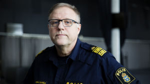 Polisområdeschef Stefan Sintéus i Malmö ser effekter av metoden Sluta skjut. Polischef Stefan Sintéus.