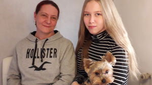Marice Haldin-Granith och dottern Evelina Haldin. Marice Haldin-Granith och dottern Evelina Haldin.