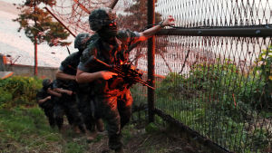 Spänningen stiger vid gränsen mellan Syd- och Nordkorea. Bilden är från den sydkoreanska gräns ön Yeonpyeong där det rätt har förekommit våldsamheter under årens lopp. Spänningen stiger vid gränsen mellan Syd- och Nordkorea. Bilden är från den sydkoreanska gräns ön Yeonpyeong där det rätt har förekommit våldsamheter under årens lopp.