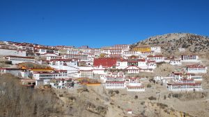 De viktigaste tibetanska klostren kunde förr inhysa tusentals munkar. Nu har munkarnas antal begränsats betydligt, och kommunistpartiet övervakar ständigt deras verksamhet. Tibetanska kloster