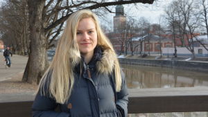 Julia Tunturi har återvänt till Åbo och TPS efter en sejour i Åland United. Julia Tunturi, 2013.