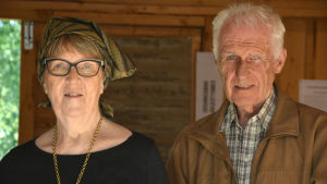 Maj-Len Vestergård och Kaj-Erik Pått Porträtt av Maj-Len Vestergård och Kaj-Erik Pått.