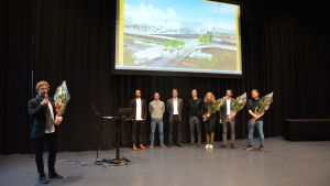 Vinnande arkitektbyrån PES-Arkkitehdit tackar för utnämningen. Arkitektbyrån tackar för utnämningen.