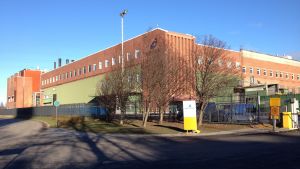 Wärtsiläs nuvarande anläggning i Vasas centrum (arkivbild). Wärtsilä i Vöråstan i Vasa.