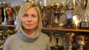 Matinlassi jobbar idag som verksamhetsledare för FF Jaro. Jaros verksamhetsledare Heidi Matinlassi i Jakobstad