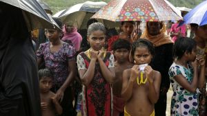 Ensamkommande flyktingbarn är ytterst utsatta Rohingyabarn i ett flyktingläger i Bangladesh