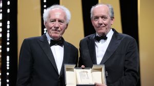 De belgiska bröderna och regissörerna Jean-Pierre Dardenne och Luc Dardenne De belgiska bröderna och regissörerna Jean-Pierre Dardenne och Luc Dardenne belönades i Cannes
