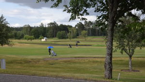 Banorna på Pickala golf är öppna,men nu får bara två spelare golfa tillsammans. Bilden är från juli 2019. Pickala golf.