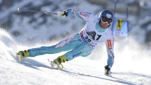 Kalle Palander tar Finlands första alpina mästerskapsmedalj och världscupseger. Kalle Palander, 2011.