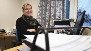 Christina Båssar är kommundirektör i Korsnäs. Korsnäs kommundirektör Christina Båssar.