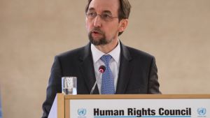 Zeid Ra'ad Al Hussein, chef för F N:s råd för mänskliga rättigheter 