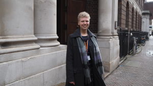Evelina Skarp har bott och studerat i London sedan 2013. Evelina Skarp i London