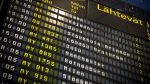 Blir det ett okontrollerat utträde ur EU för Storbritannien den 29 mars ökar risken för flygkaos. Yleiskuva
