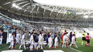 Juventus damer fyllde sin stadion i seriefinalen i Serie A. Juventus damer mötte Fiorentina inför 39 000 ögonpar.