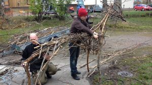 Petri Rantapää och Joonas Honkimaa jobbar på Bocken börjar bli bund om magen
