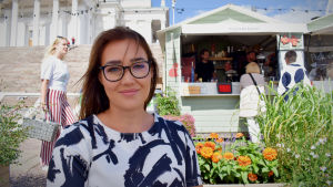 – Människor trivs här alla dagar i veckan från morgon till kväll, säger Julia Kokki som är verksamhetsledare vid Son of a Punch. Julia Kokki.