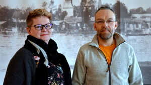 Annika Johansson-Rosenlund och Ben Rosenlund. Ben Rosenlund och Annika Johansson-Rosenlund