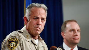 Sheriff Joseph Lombardo leder brottsutredningen i Las Vegas Sheriff Joseph Lombardo leder brottsutredningen i Las Vegas