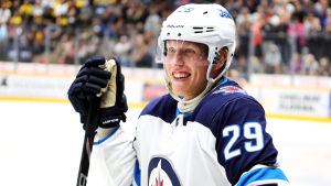 Laine har gjort sex mål på de tre senaste matcherna. Patrik Laine, Winnipeg Jets