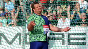 Daniel Ståhl. Den svenska diskuskastaren Daniel Ståhl tävlade i Åbo i juni 2019.