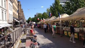 Europeiska matfestivalen i Vasa. Det europeiska mattorget ordnas i Vasa för tredje gången.