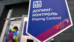 En station där idrottare testas för doping under de olympiska spelen i Sochi. En station där idrottare testas för doping under de olympiska spelen i Sochi.