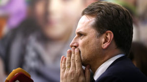 Pierre Krähenbühl under en presskonferens i Damaskus den 20 november 2017. Pierre Krähenbühl under en presskonferens i Damaskus den 20 november 2017.