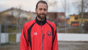 Jani Klingberg är målvakt i HC Toros. Porträttbild på Jani Klingberg.