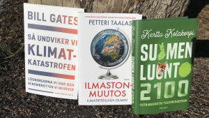 Tre böcker av tre olika författare ger tre olika lösningar på klimatkrisen. Tre böcker om klimat