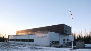 Borgå centralkök invigdes med flaggan i topp den 8 januari. Borgå centralkök 08.01.17