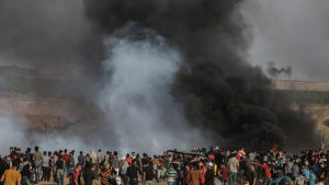 De är främst unga, arga män som deltar i de våldsamma protesterna i Gaza De är främst unga, arga män som deltar i de våldsamma protesterna i Gaza