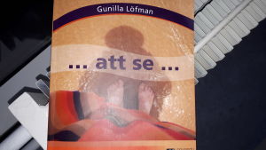 Gunilla Löfmans bok <em>"...att se..."</em>. Omslaget till Gunilla Löfmans bok "...att se...".