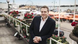 Jan Vapaavuori hoppas helsingforsare snart kan uppskatta livet och vardagen i "världens bäst fungerande stad". Helsingfors borgmästare Jan Vapaavuori.
