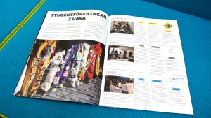 Tidningen "Studiestödet". Det första numret av "Studiestödet", en tidning för nya studerande i Vasa.